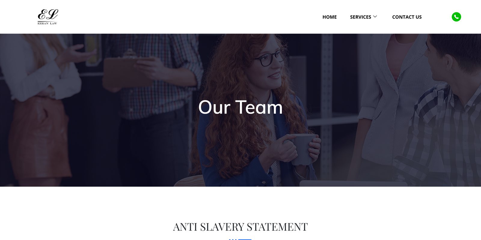 BEFORE - Current team page